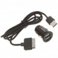 Griffin cigarro Powered Dual USB adaptador de carro c / cabo USB para iPad/iPhone - Black (DC 12 ~ 16V)