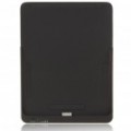 Recarregável USB 8000mAh externas da bateria volta case para iPad/iPad 2 - preta