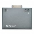 Portátil Carregador de bateria de alimentação 1200mAh Mobile para iPhone 4 - prata escuro