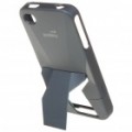 Transformadores estilo protegendo Kickstand volta case para o iPhone - Deep Blue