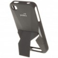 Transformadores estilo protegendo Kickstand volta case para o iPhone - preto