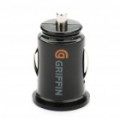 Cigarro Powered Dual USB Charging adaptador carregador do carro para iPad/iPhone 3 G/4/PSP/Cell Phone - preto