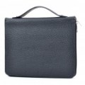 Moda protetora PU couro Bag Case para iPad/iPad 2 - preta