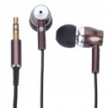 Na moda JBM800 Mini auricular almofada estilo Stereo Earphone sem microfone - preto