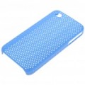 Malha PC voltar caso protetor para iPhone 4/4S - azul