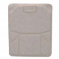 Stand titular estilo caixa protectora para iPad/iPad 2 - Off White