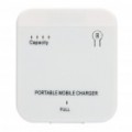 1900mAh móvel externo alimentação carregador de bateria para iPhone 4S - branco