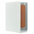 Elegante protetor PU couro Case c / tampa inteligente para iPad 2 - branco