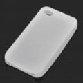 Silicone volta caso protetor para iPhone 4S - branco