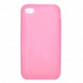 Silicone volta caso protetor para iPhone 4S - Pink