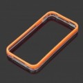 Frame de pára-choques de plástico protetora para iPhone 4 / 4S - laranja