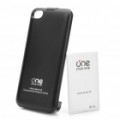 Genuíno Plus One 3.7 v / 1350mAh recarregável bateria externa Case para iPhone 4/4S - preto + branco