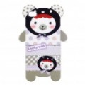 Bonito Cartoon Bear estilo protetora TPU Case para iPhone 4