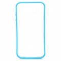 Quadro de Bumper TPU protetora para iPhone 4 - azul