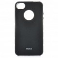 Rocha revigorar protetora TPU Case para o iPhone 4S - preto