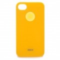 Rock brilhando novamente caso protetor para iPhone 4S / 4 - amarelo