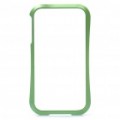 Protetora alumínio Alloy Bumper Frame com / Anti-Dust Plug Kits para iPhone 4S / 4 - verde