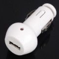 Carro cigarro Powered Charger para Apple iPhone 4 / 3G / iPod Touch - branco