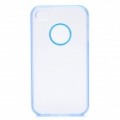 PC voltar caso protetor para iPhone 4 / 4S - Blue