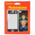 Paul Frank padrão protetora epoxi pele adesivos para iPhone 4