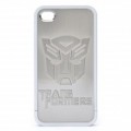 Genuíno Yaku os Autobots PV Silver-Plated caso protetor para iPhone 4/4S - prata