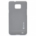 PEC plástico Back Case para Samsung I9100 - cinza