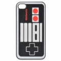 Nintendo Game Controlador padrão PC voltar caso protetor para iPhone 4 / 4S - preto + cinza