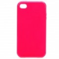 Elegante protetor TPU volta caso capa para iPhone 4/4S - vermelho