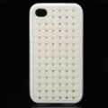 Moda volta caso de protetor para iPhone 4 / 4S - branco