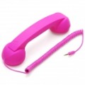 Retrô Radiation Protection monofone c / controle de Volume para celular - roxo (3.5 mm-Plug)