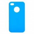 Simples Design PC voltar caso protetor para iPhone 4 - azul