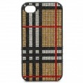 Brilhando Rhinestone PC voltar caso protetor para iPhone 4 / 4S - preto + dourado