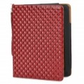 capa protetor de couro PU para iPad iPad 2 / novo - vermelho