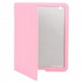 Moda inteligente cobrir caixa protectora para o novo iPad - Pink Peach