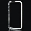 Protetor Bumper quadro definido para iPhone 4 / 4S - branco