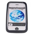 Protetor de silicone para Apple iPhone 3G (preto)