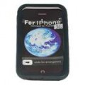 Aderente de silicone protetora para iPhone 3G (preto)