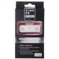 Mini altofalante estereofónico portátil com cabo USB para iPod/iPhone 2G/3G