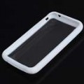 Protetora Silicone + Crystal Case para Apple iPhone 3G/3GS (branca)