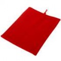 capa protetor de pano macio para Apple iPad (vermelho)