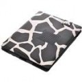 Elegante protetor PU Case para iPad Apple (Black + White)