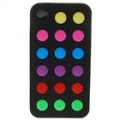 Protetor de silicone para iPhone 4 (preto)