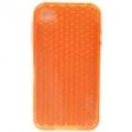 Protetor de silicone para iPhone 4 - laranja