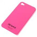 Genuíno Speck Candy Shell Backside caso com protetor de tela LCD para iPhone 4 (rosa)