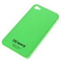 Genuíno Speck Candy Shell Backside caso com protetor de tela LCD para iPhone 4 (verde)