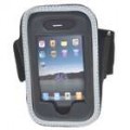 Na moda esporte PU Armband para iPhone 4 - preto