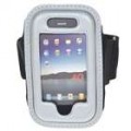 Na moda esporte PU Armband para iPhone 4 - prata