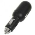 Adaptador de carregador de carro com Dual USB Port para Apple iPad - Black (DC 12 ~ 24V)