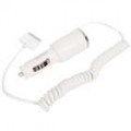 Carregador de isqueiro para iPhone 4/3 3G/3GS/iPad/iPod (1.2M-cabo)