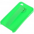 Volta caixa protectora com suporte Stand para iPhone 4 (verde)